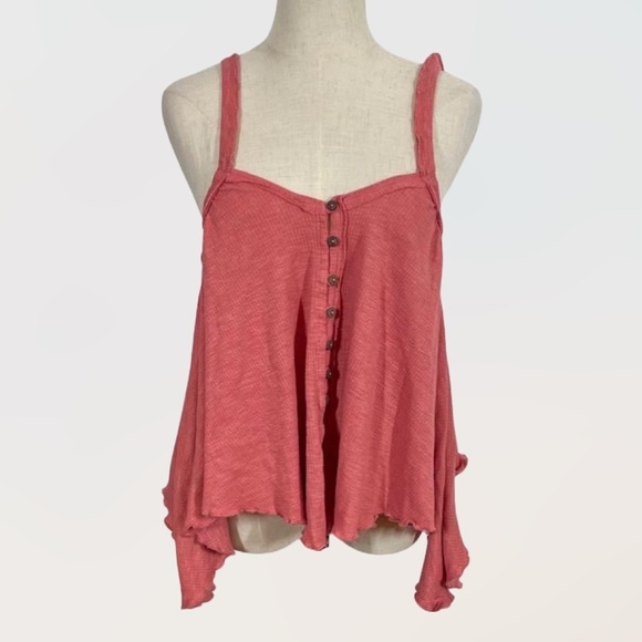 Free People Sz XS Dream Weaver Oversized Tank - Picture 4 of 4